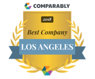 Comparably Best Company Los Angeles Award