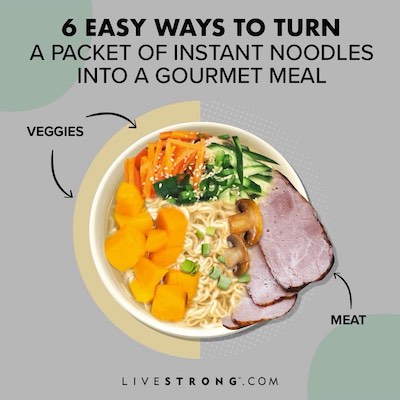 Six ways to turn instant noodles into a gourmet meal